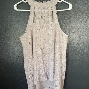 Knitted lavender tank top